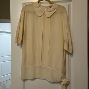Miu Miu cream blouse